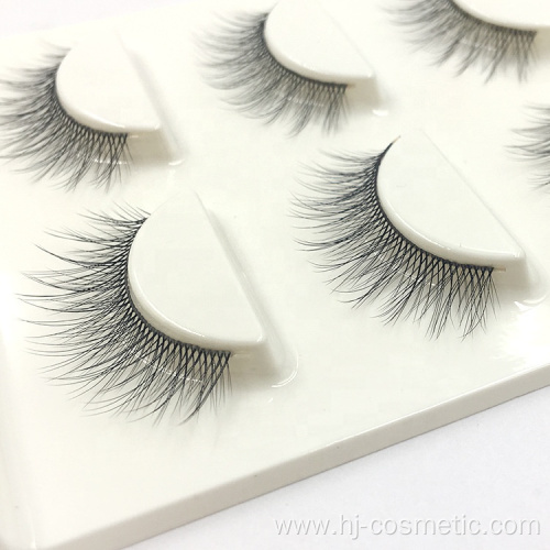 Double 3D Silk Faux Mink Fake Premium Synthetic False Eyelashes